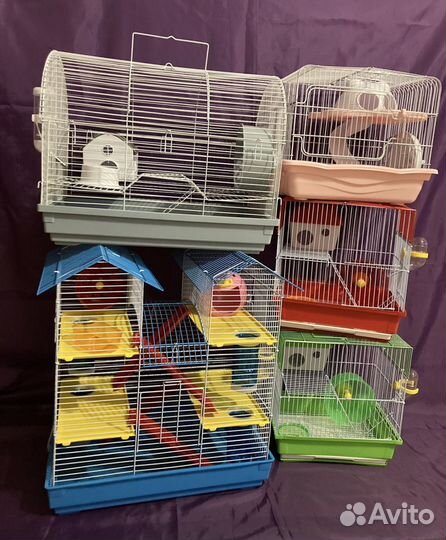 Новые клетки для хомячков, крысят, дегу