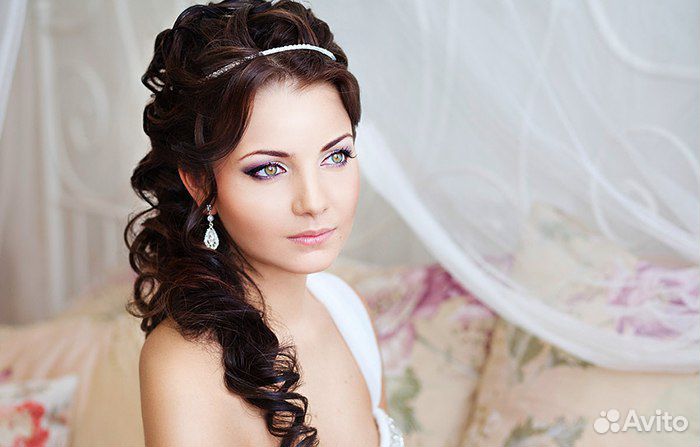 Свадебные, вечерние, выпускные прически и визаж