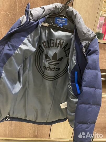 Куртка пуховик adidas мужская