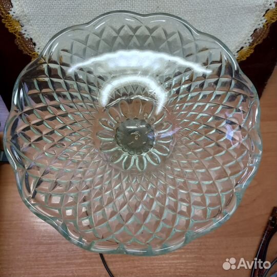 Ваза для фруктов на ножке СССР