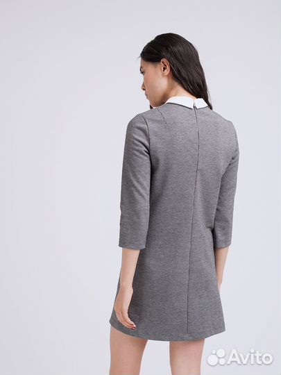 Платье lime с воротником