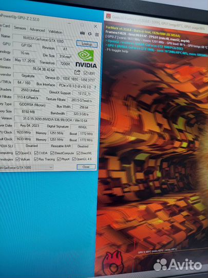 Gigabyte Windforce GTX1080 8GB