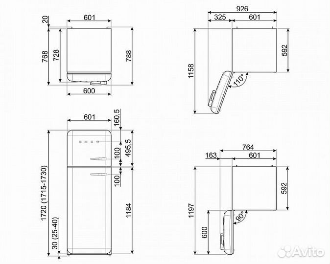 Холодильник bosch kgv 36vl20 r