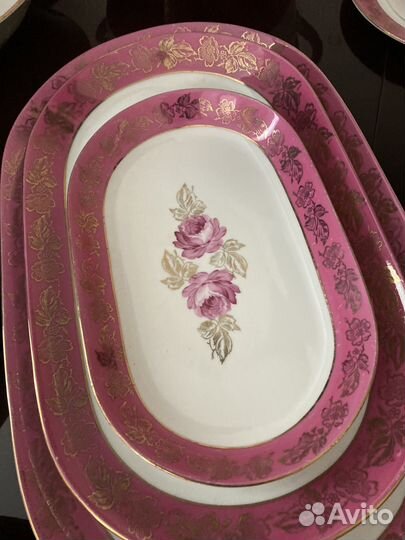 Сервиз столовый, фарфор ГДР