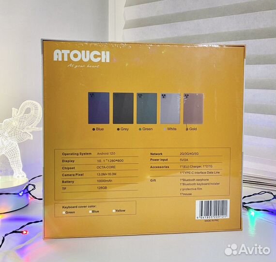 Планшет с клавиатурой Atouch X19PRO 8/256 Гб