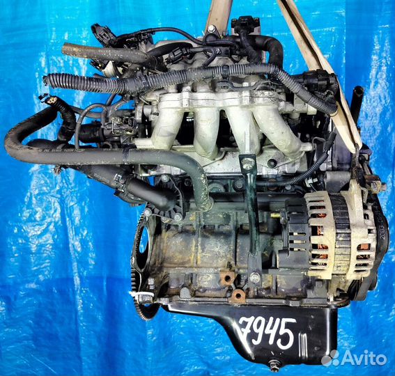 Двигатель Kia G4HE 1.0, sohc, 62лс