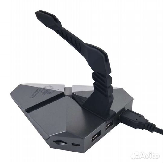 USB хаб + Держатель для провода мыши