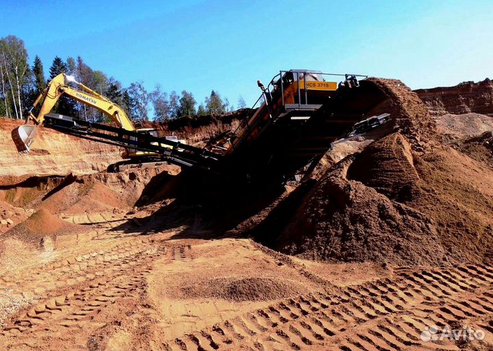 Песок карьерный