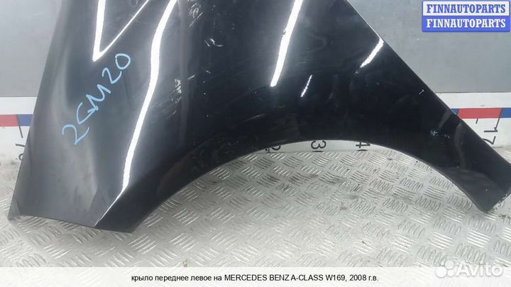 Крыло перед/лево Mercedes-Benz A (W169), 2008 1.7 Бензин