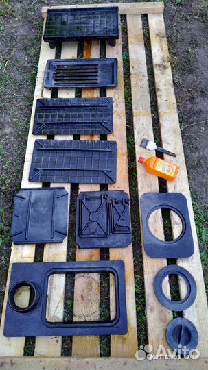 Печь чугунная разборная. Сделано в СССР