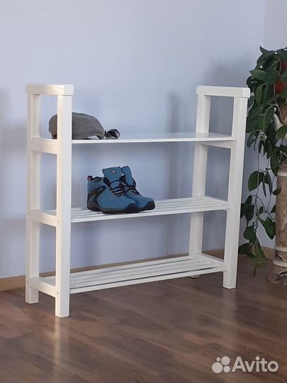 Полка для обуви из массива