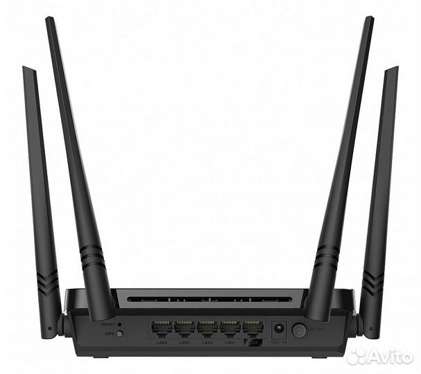 Wi-Fi роутер D-Link DIR-822/RU, черный