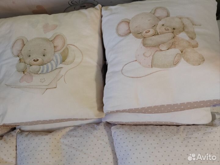 Бортики в детскую кроватку бу