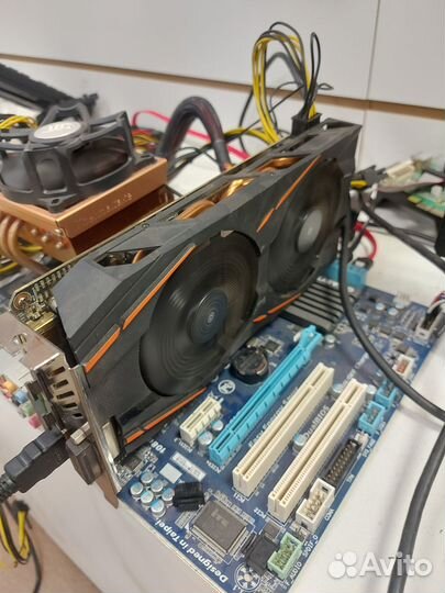 Видеокарта Gigabyte rx580 8gb