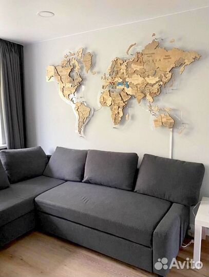 Карта России с подсветкой