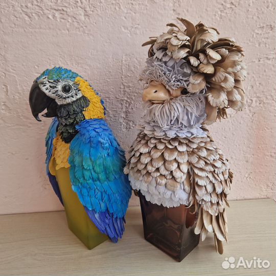 Графин-штоф. Попугай Ара/ Курочка Кучерявая