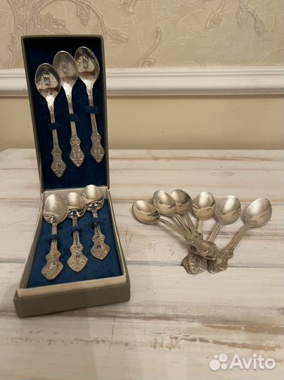 Ложки чайные, мельхиор