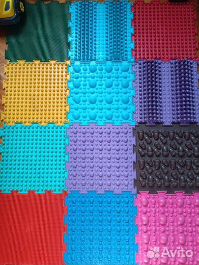 Ортопедический коврик для детей, 12 пазлов