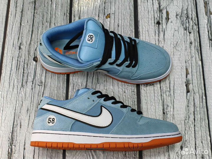 Кроссовки Nike sb dunk low club 58 gulf