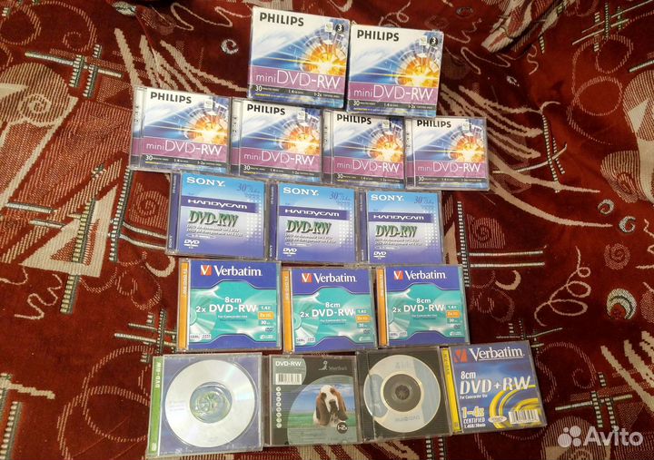 Mini DVD-R, DVD-RW, DVD-RAM 8 см 1,4 Gb 2,8 Gb