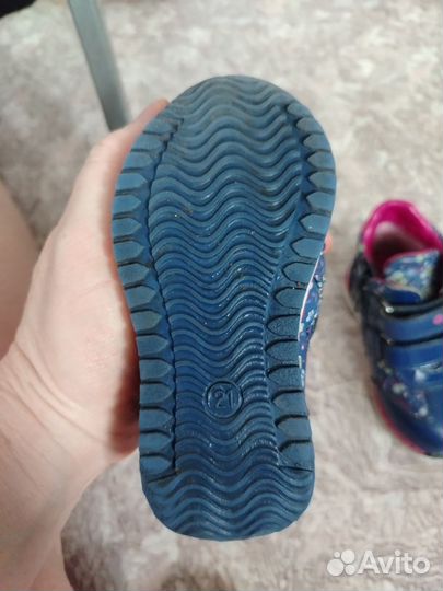 Ботинки весна для девочки 21 размер