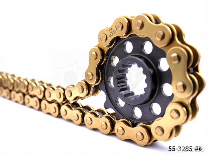 Цепь для мотоцикла esjot 530 EJX 122 звена золотая