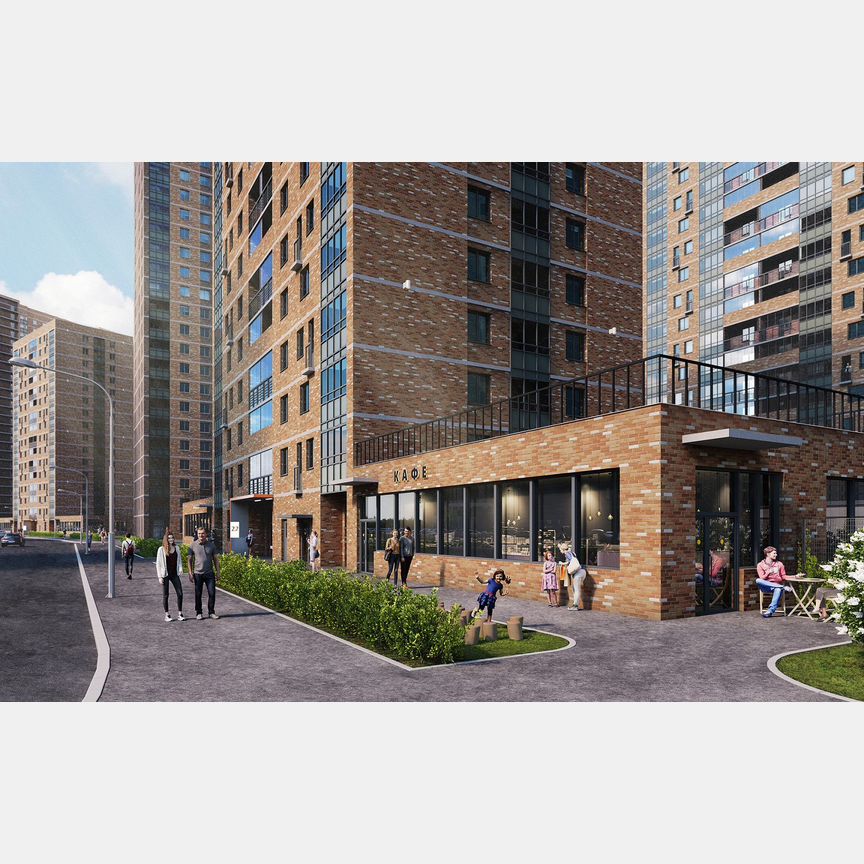 1-к. квартира, 35,2 м², 3/27 эт.