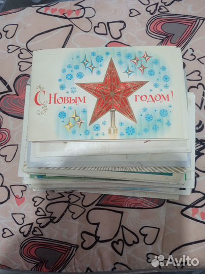 Новогодние открытки СССР