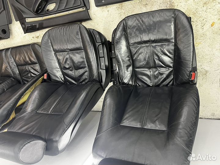 Кожаный салон bmw 5 e39