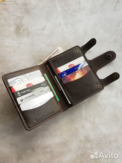 Портмоне из натуральной кожи. Новое