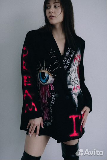 Ручная роспись одежды Кастом Senchizz art