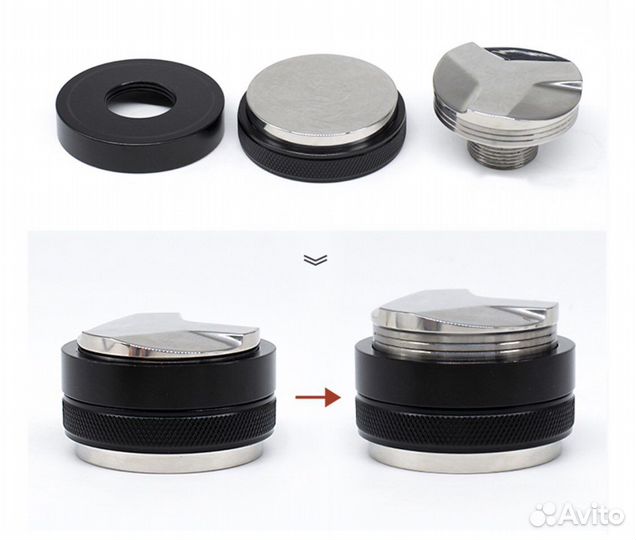 Двойной темпер для кофе