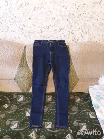 Джинсы, бриджи, кофточка