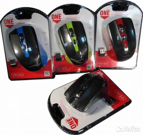 Мышь беспроводная Smartbuy ONE 352 красно-черная