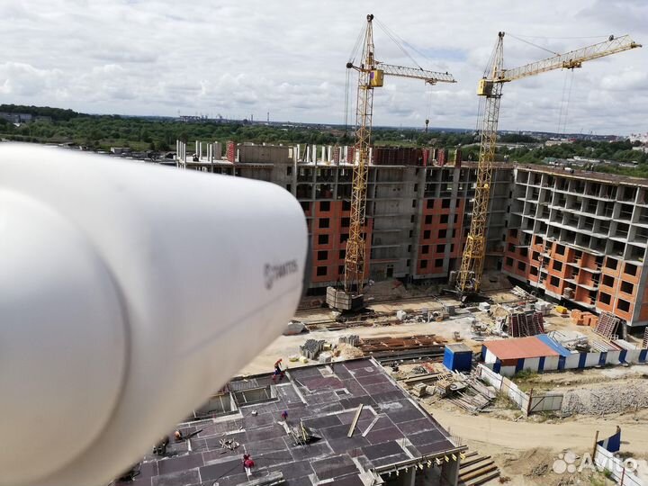 Видеонаблюдение на строительную площадку с АКБ