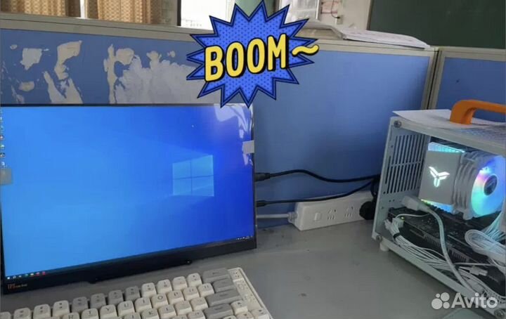 Портативный игровой монитор fullHd 15 14 дюймов