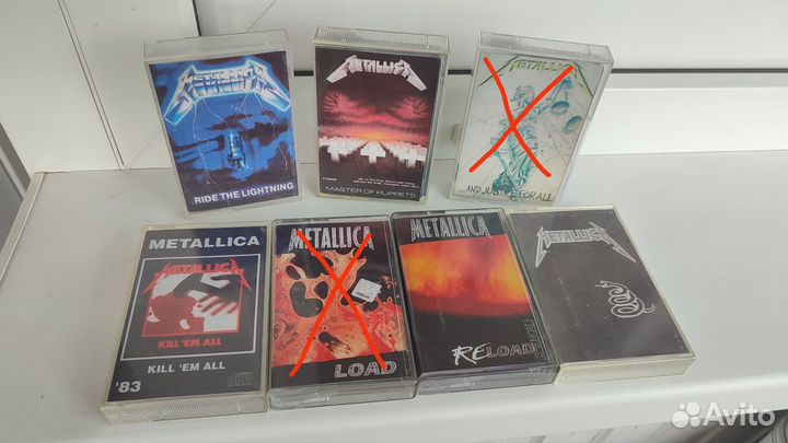 Аудиокассеты (рок, металл)