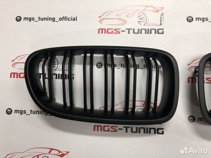Решетка BMW 5 серии f10 в стиле М5 черная матовая