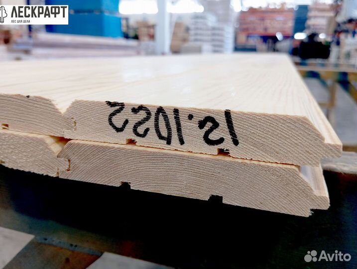 Имитация бруса 20*185*6000 сорт AB сосна