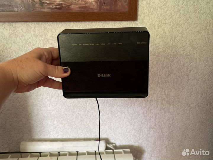 Вай фай роутер D-Link DSL-2640U