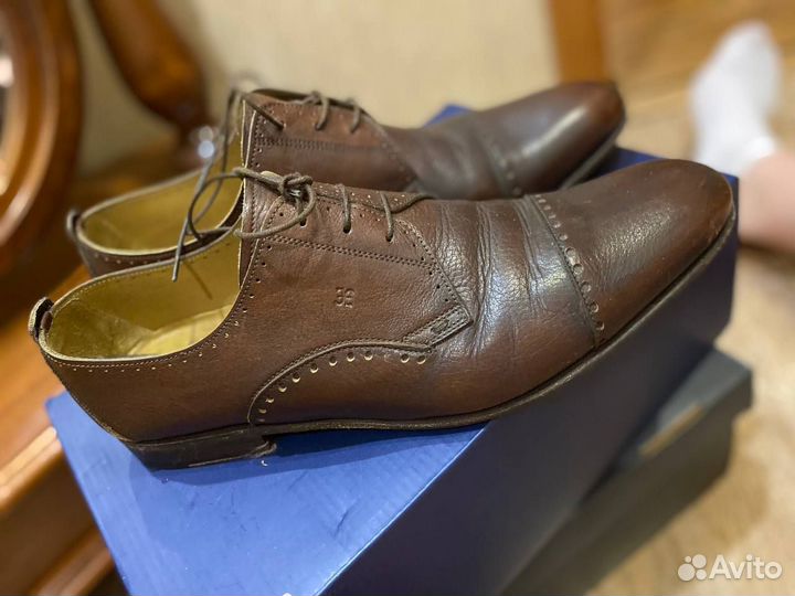 Туфли итальянские мужские натуральная кожа