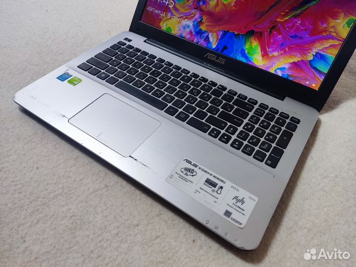 Мощнейший Asus Core i7, 8Gb, SSD256, GeForce 2Gb