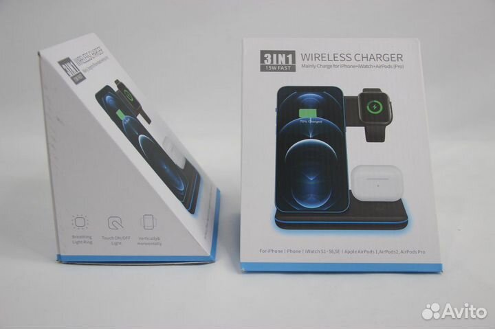 Беспроводное зарядное устройство для iPhone, Andro