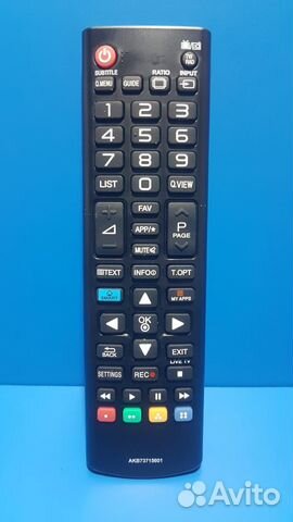 Пульт для тв LG AKB73715601 smart (# 1728)