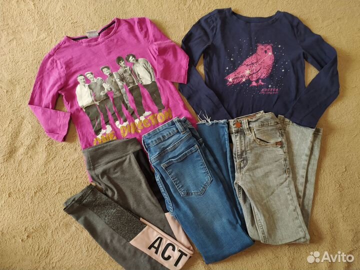 Пакет вещей на девочку 116 -122-128 см Next Zara