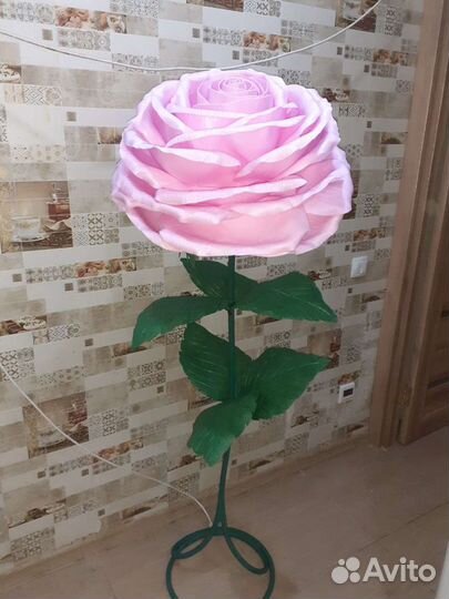 Роза из изолона