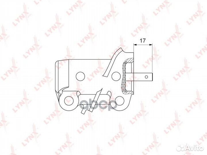 Натяжитель ремня грм PT1030 lynxauto