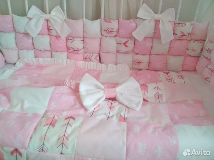 Бортики в детскую кроватку новые