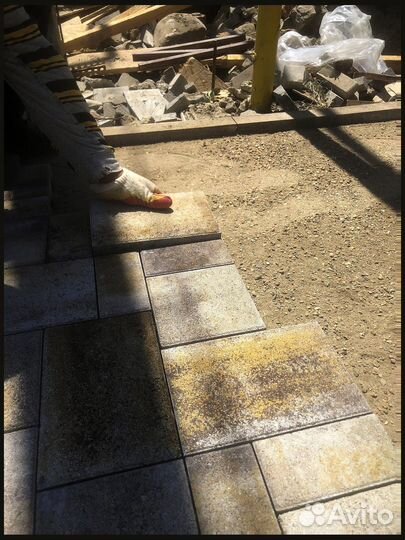 Тротуарная плитка цветная минимальный объем 120 м2