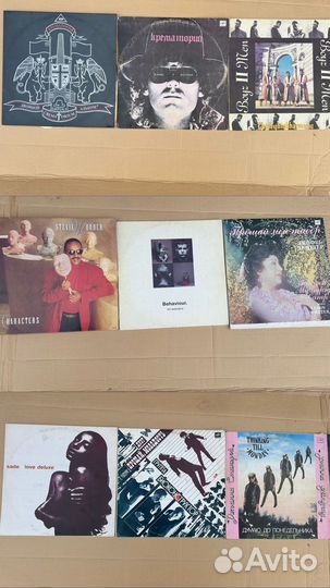 Коллекция виниловых пластинок и дисков